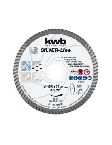 DISCO DIAMANTATO TURBO GRES Ø 125 MM... DISCO DIAMANTATO TURBO GRES Ø 125 MM...