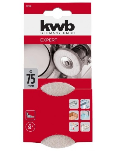 DISCO PER LUCIDATURA IN FELTRO D.75MM DISCO PER LUCIDATURA IN FELTRO D.75MM