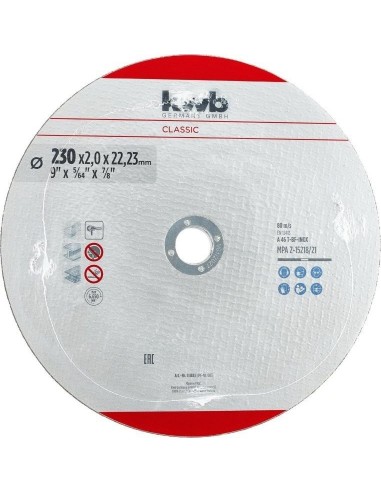 DISCO DA TAGLIO PER METALLO 230X2,0MM DISCO DA TAGLIO PER METALLO 230X2,0MM