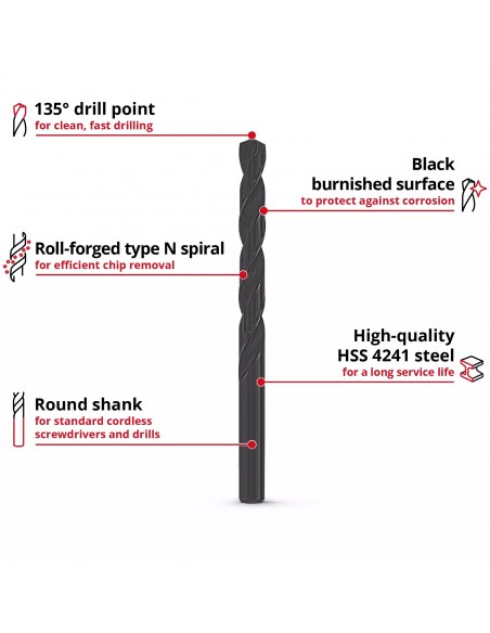 SET PUNTE HSS-R 19 PZ