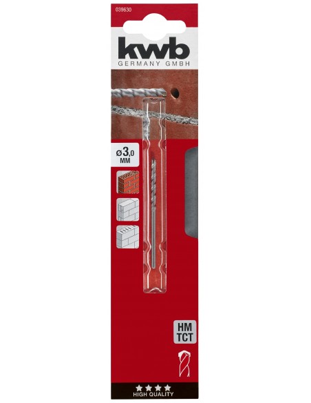 PUNTA PER PIETRA TCT Ø 3 MM - HIGH QUALITY