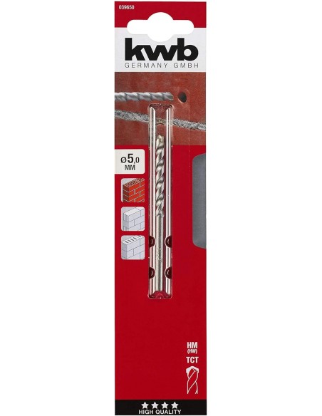 PUNTA PER PIETRA TCT Ø 5 MM - HIGH QUALITY