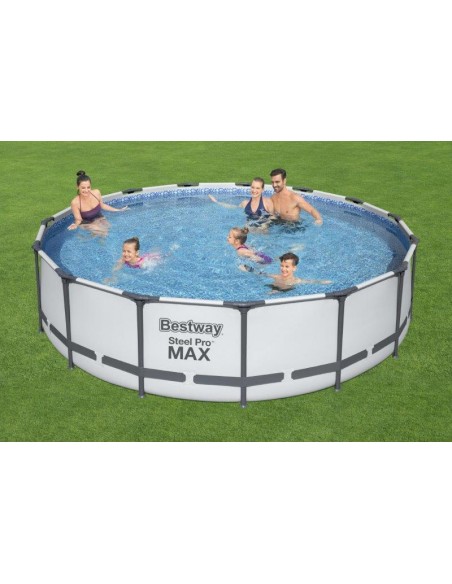 PISCINA STEEL PRO MAX 457X107 CON POMPA KIT