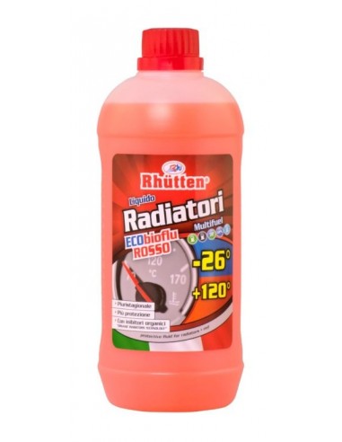 LIQUIDO RADIATORI ROSSO -26°C 1L