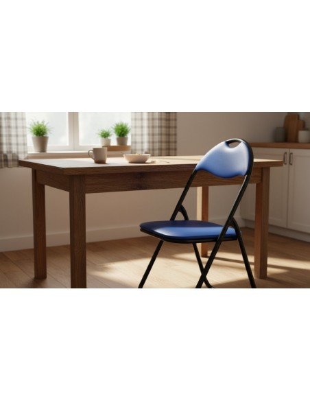 SEDIA PIEGHEVOLE IMBOTTITA
Struttura in metallo verniciato