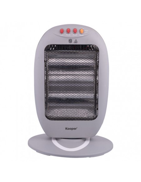 STUFA ALOGENA GRIGIO BIANCA 3ELEMENTI 1200W