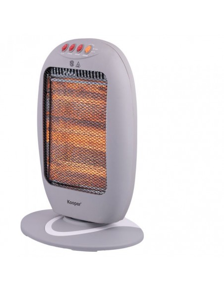STUFA ALOGENA GRIGIO BIANCA 3ELEMENTI 1200W