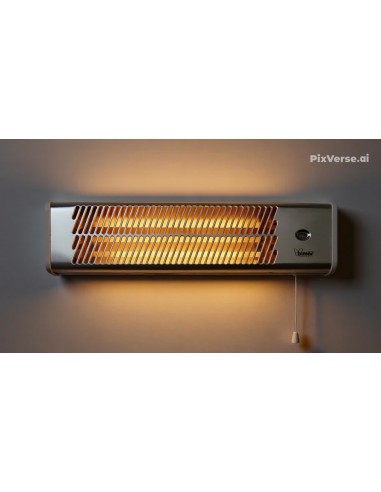 STUFA QUARZO PARETE ESTERNI 1500W