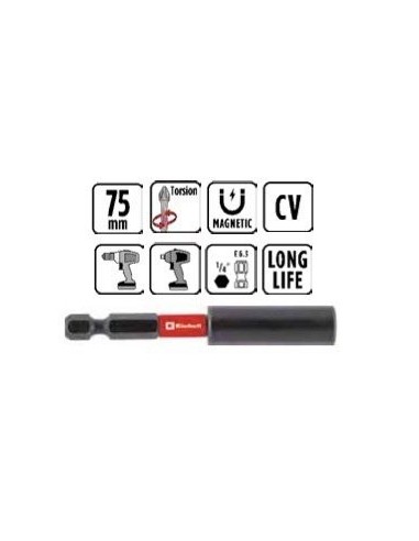 portabit magnetico impact 1/4" 75mm