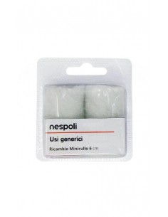2 RICAMBI MINIRULLO 6CM