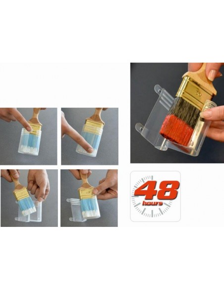 PENNELLO PIATTO 50MM PER PRODOTTI VERNICIANTI PER LEGNO CON CUSTODIA SETOLE