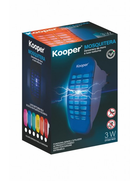 ZANZARIERA 3X1W IN ABS PRESA A MURO