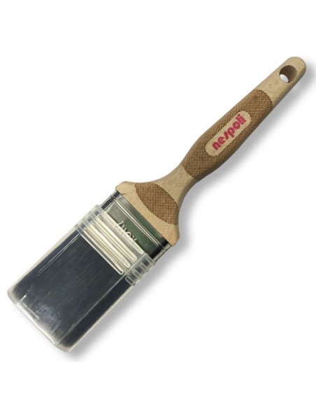 PENNELLO PIATTO 65MM PER PRODOTTI VERNICIANTI A SOLVENTE CON CUSTODIA SETOLE