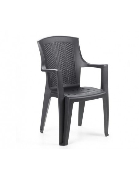 SEDIA RATTAN EDEN ALTA ANTRACITE