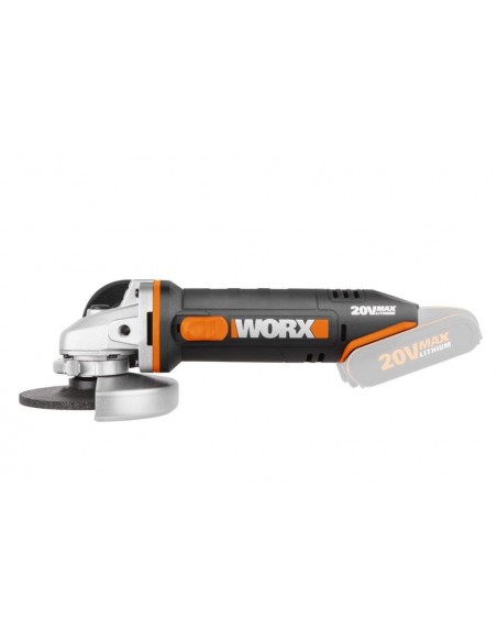 SMERIGLIATRICE ANGOLARE "WORX" BATTERIA ESCLUSA
