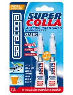 SUPERCOLLA TRASPARENTE 2 X 3GR