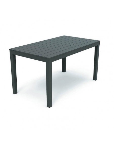 "SUMATRA" TAVOLO EFFETTO LEGNO ANTRACITE 138X78,5