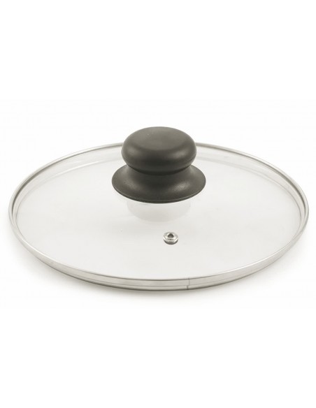 COPERCHIO 22 CM IN VETRO CON POMELLO