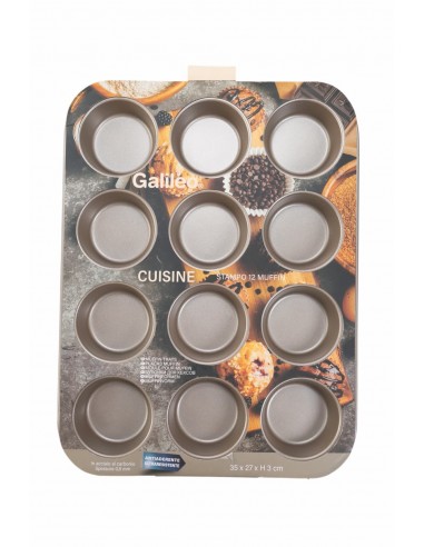 STAMPO 12 MUFFIN CHAMPAGNE 35X26,7X3CM STAMPO 12 MUFFIN CHAMPAGNE 35X26,7X3CM