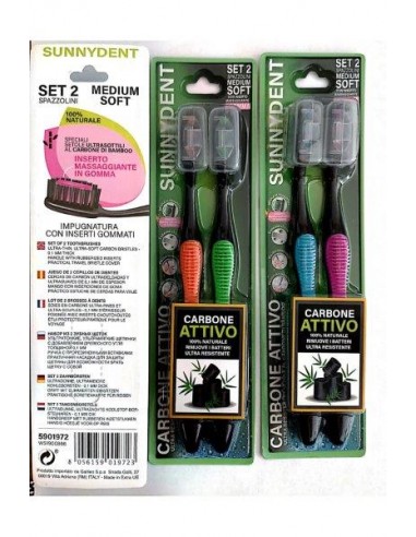 SET 2 SPAZZOLINI SETOLE GRIGIE SOFT... SET 2 SPAZZOLINI SETOLE GRIGIE SOFT...