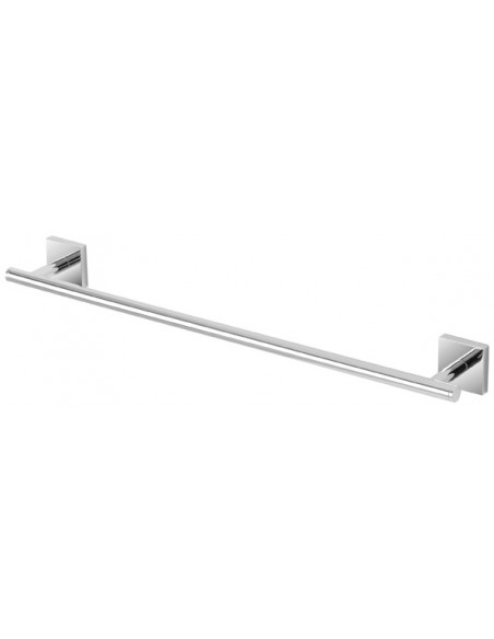 PORTA ASCIUGAMANI DA 55CM IN ACCIAIO CROMATO CON DOPPIA MODALITA DI FISSAGGIO