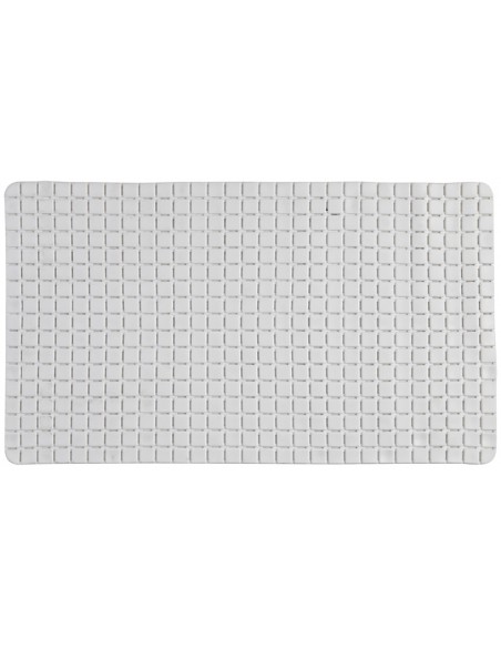 TAPPETO ANTISCIVOLO IN PVC MOSAICO BIANCO