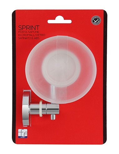 PORTASAPONE IN CROMALL E VETRO... PORTASAPONE IN CROMALL E VETRO...