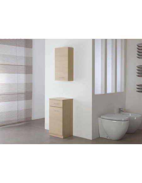 PENSILE SOSPESO IN NOBILITATO MELAMINICO 18 MM FRONTALE COLORE LARICE